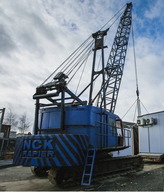 Our 60-tonne crane